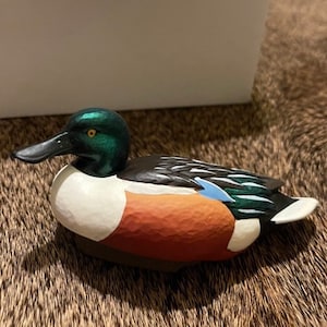 NEW Jett Brunet Ducks unlimited miniature Northern Shoveler 2018 #19
