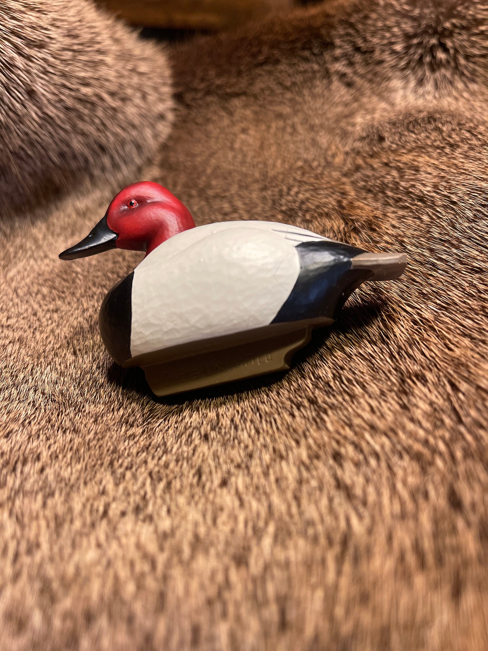 Jett Ducks Unlimited Miniature Canvasback Decoy 2000 First in