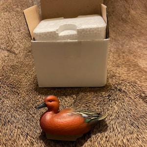 Jett Brunet Ducks unlimited miniature Cinnamon Teal 2007 #8