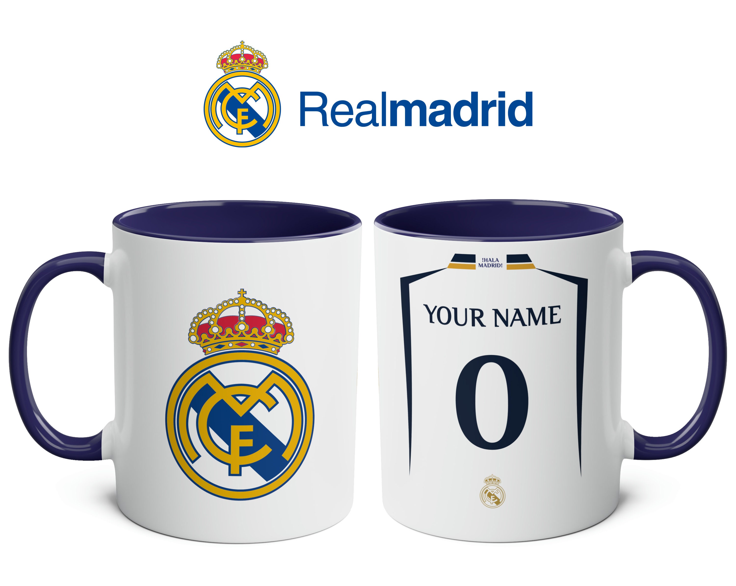Real Madrid Taza de cerámica Crest Blue - Real Madrid CF