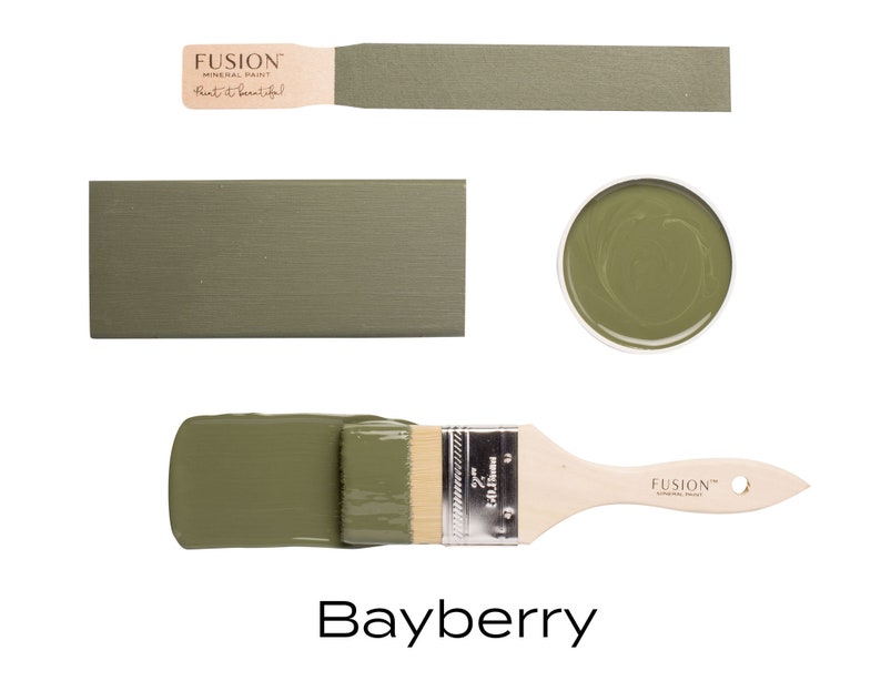 BAYBERRY olive Lorbeergrün FUSION Mineralpaint für Möbel, Dekoration, Küchen Bild 1