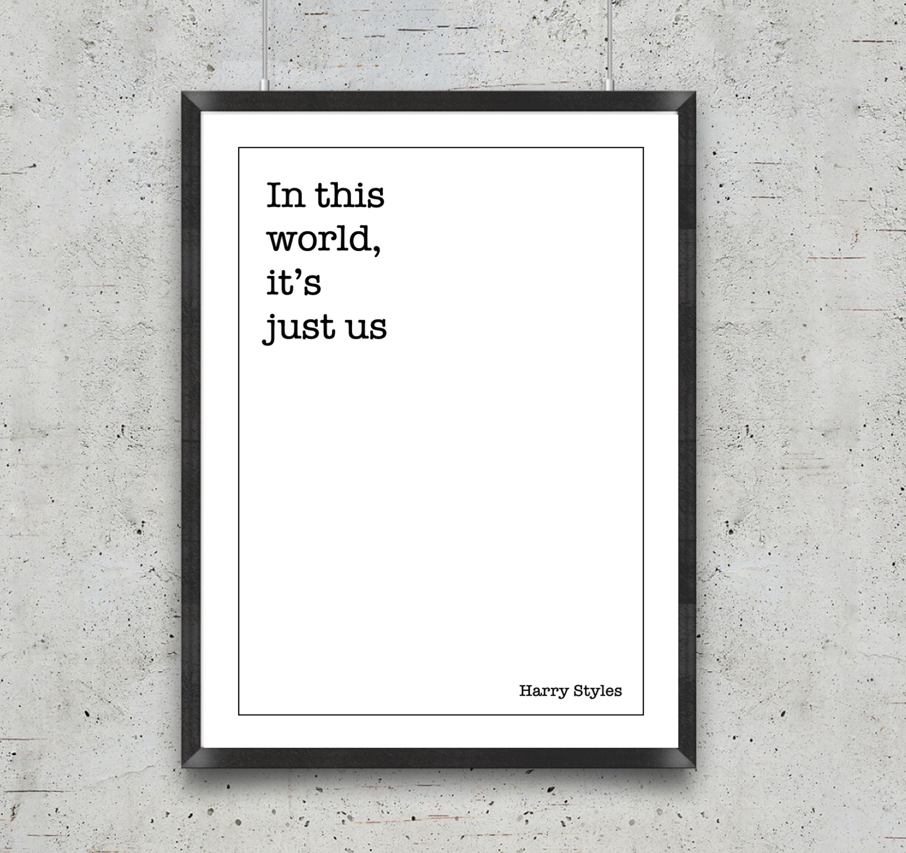 Harry Styles As It Was Paroles Harry styles song lyrics - Etsy France