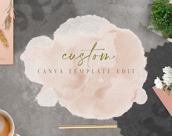 Custom Canva Template Edit