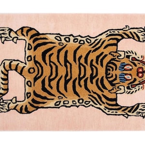 Lion Shape Modern Design rug, Traditional Hand Made Hand Tufted Wool Rug Tufted Area Rug, large Area Rug 100% woolen Rug.