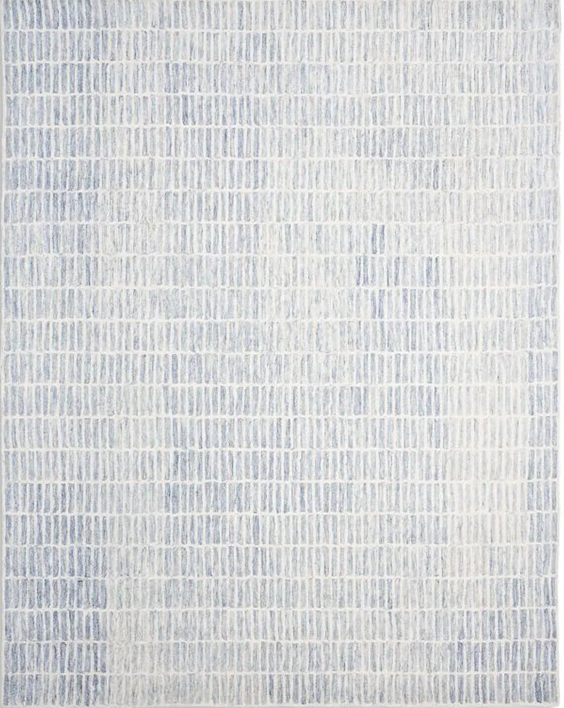 Brand New Hand Tufted Capitola Blue Self Bound Edges Rug Wool Area Rug ...