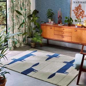 Wool Rug | Hand Tufted Rug | Modern Rug | Floral loop pile Hand Made area Rug | woolen area rug | living room Rug | Designer Rug | Large Rug