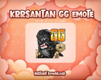 Black Krrsantan GG Twitch Emote