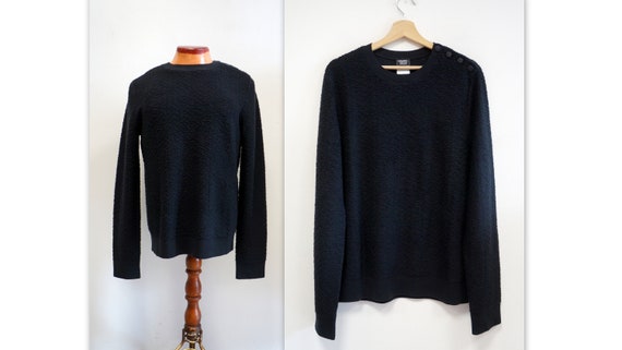 Buy CHANEL Men Sweater Vintage Retro Sweater Coco Chanel Black Online in  India 