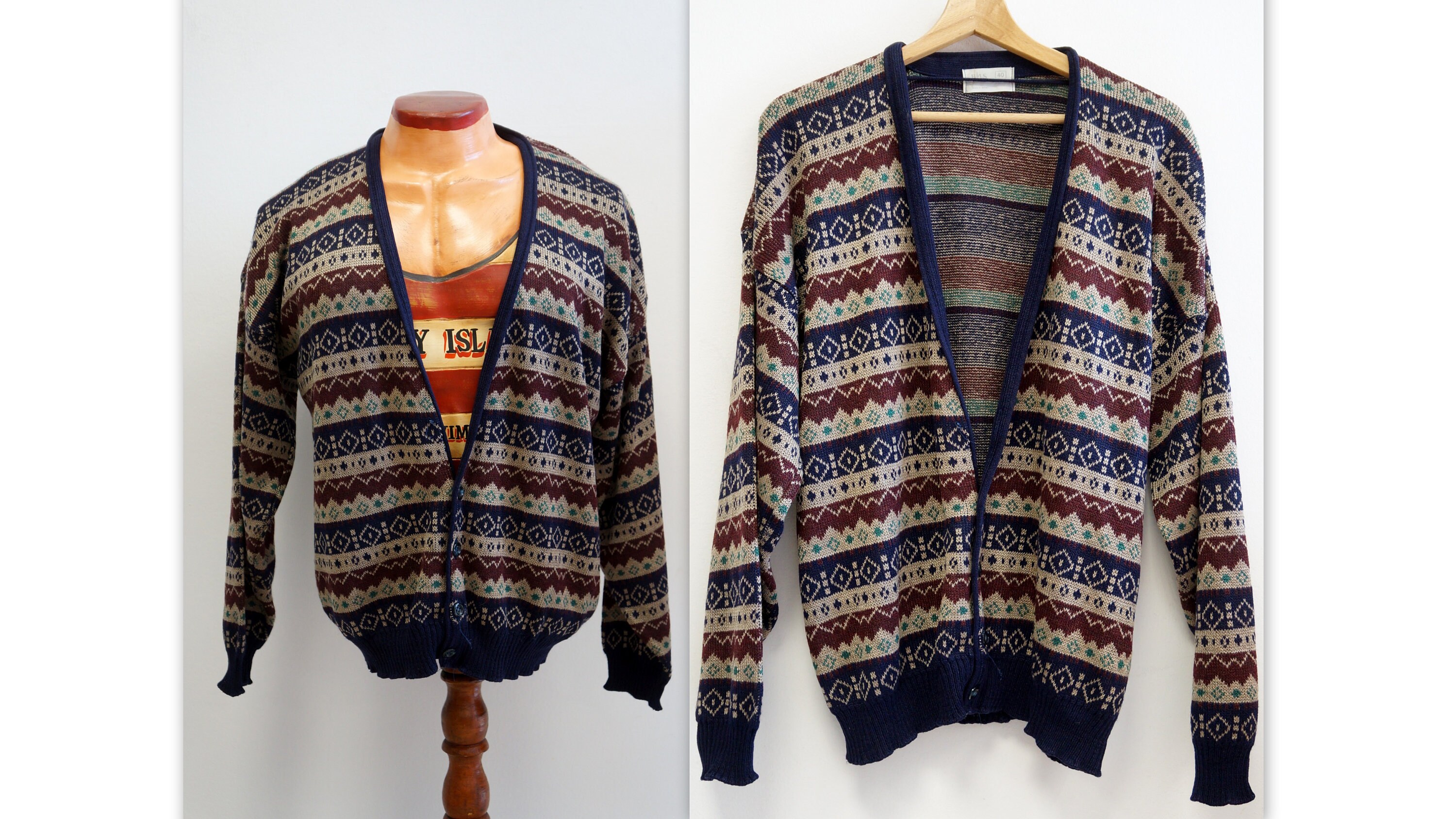 vintage y cardigan