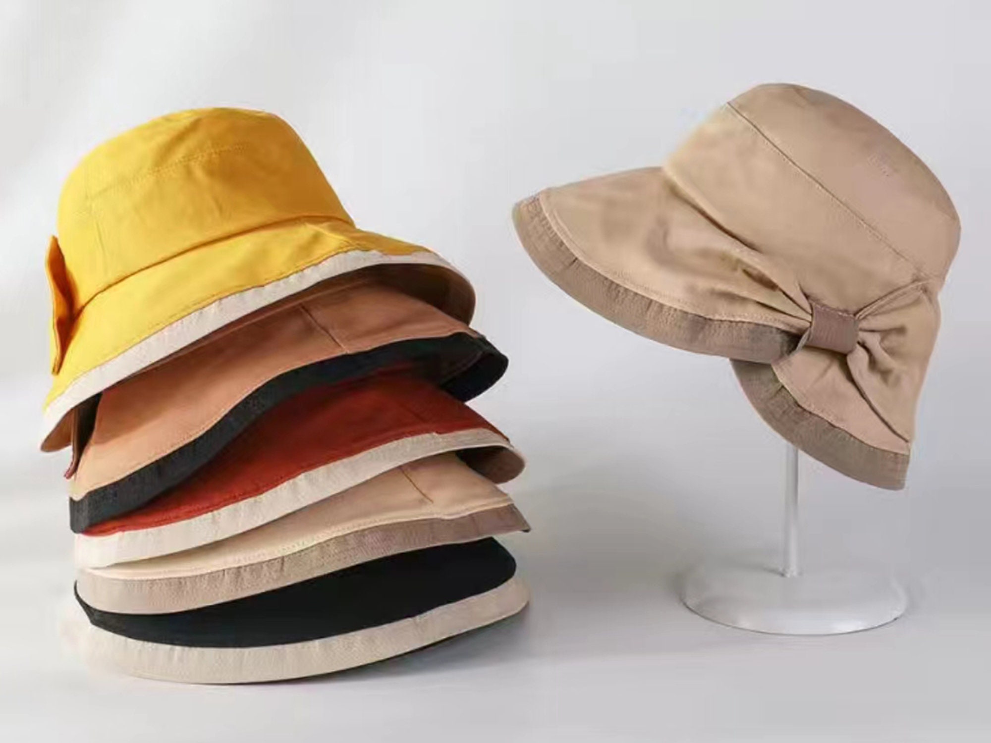 Bucket Hat Drinking Mushroom Print Fishermans Hat Mens Fashion Trend Basin  Hat