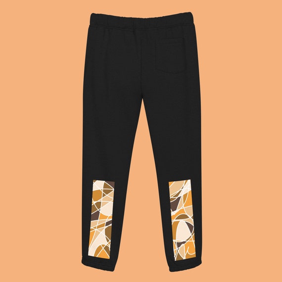 Unisex Graphic Sweatpants Brown 