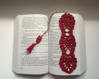 Marcador de ganchillo / Marcador / Accesorios para libros/ Joyería de libros