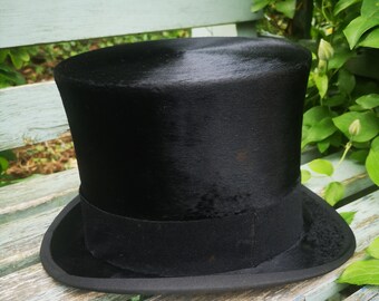 Top Hat Kids Red Black Or Blue Victorian Magicians Childs Fancy Dress 
