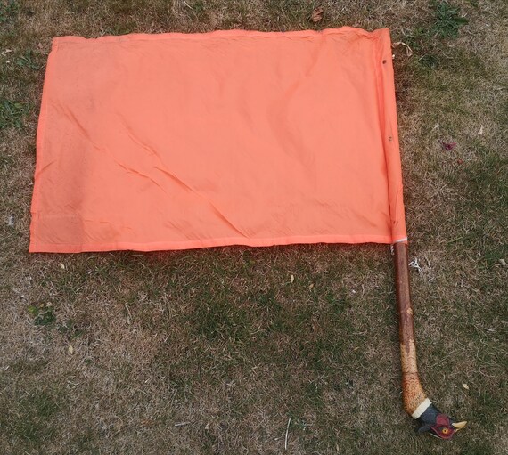 Vintage Game Beaters Flag With Hand Carved Pheasant Head Etsy
