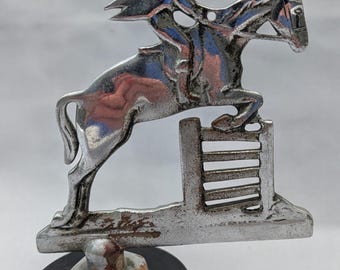 Original British AEL Chrome Plated ALVIS HARE Rabbit Car Mascot