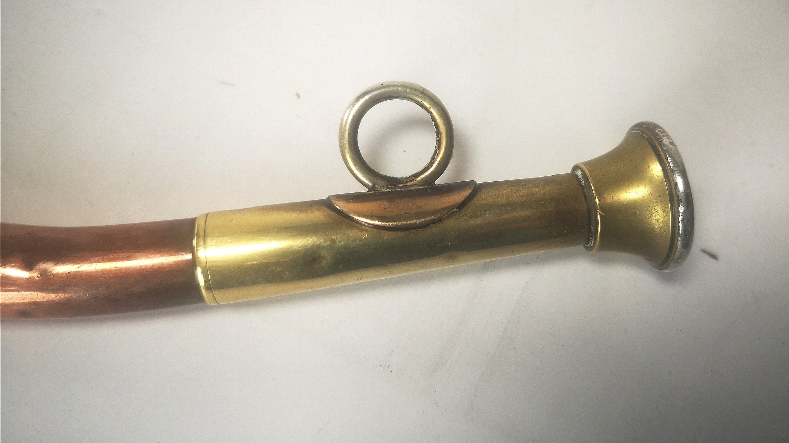 19th Century Kohler Curved Copper Beaters Horn C 1870 Etsy