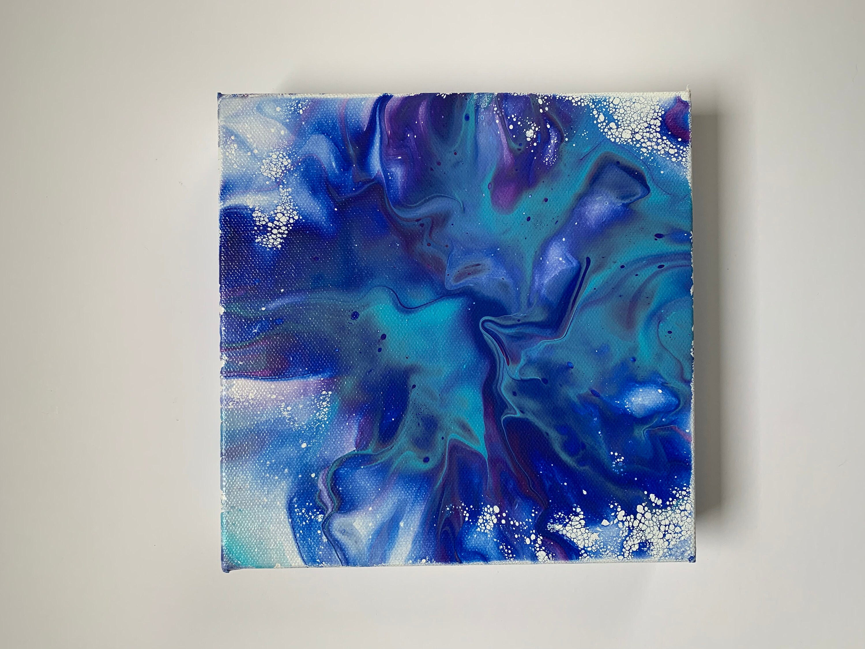 Original Deep Edge Canvas Painting, 8x8 Etsy UK