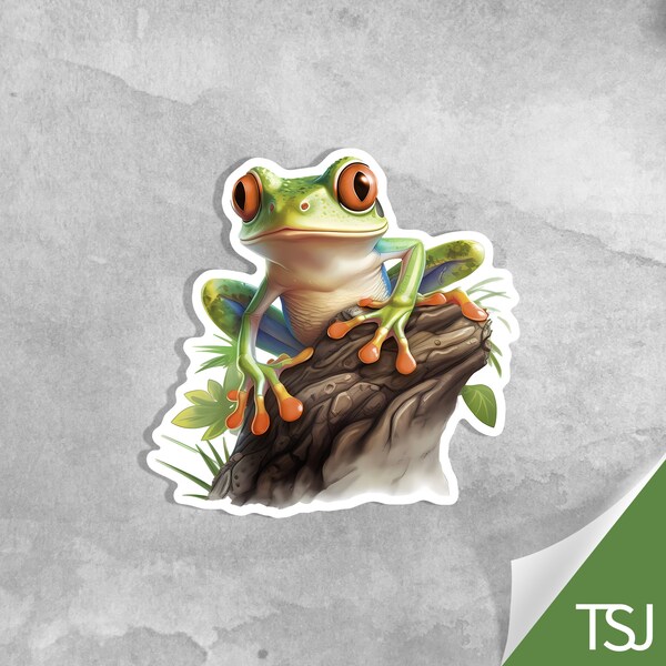 Tree Frog Decal Etsy