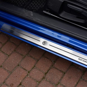 2pcs VW Scirocco door sills *CARBON* r-style r-line tsi tdi tfsi shark 4motion dsg