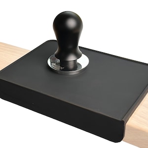 MiiCoffee Coffee Tamping Corner Mat 215 * 150 * 6MM (black)