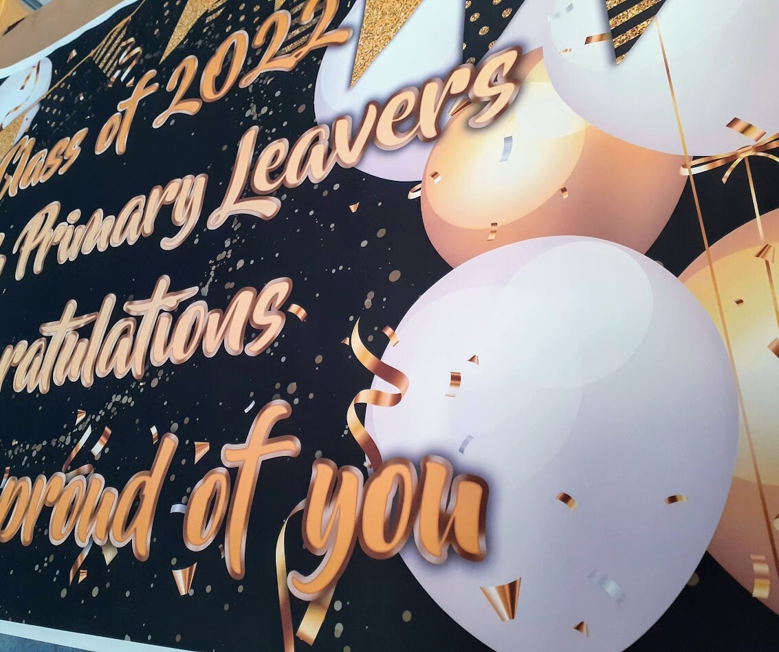 Banner Di Laurea Personalizzato 2025, Striscione In Tessuto Con Scritta Personalizzabile Per Festa Di Diploma, 180x110 Cm, Blu E Oro - 3