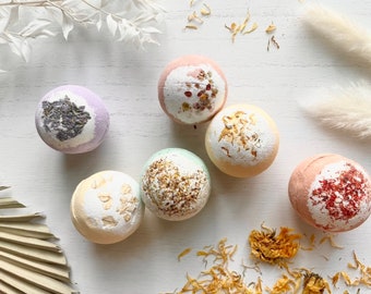 Wildflower Bath bombs // Handmade Organic