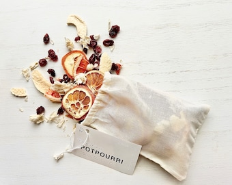 Set of 3 ‘Georgia peach’ simmering potpourri 4x6in bags