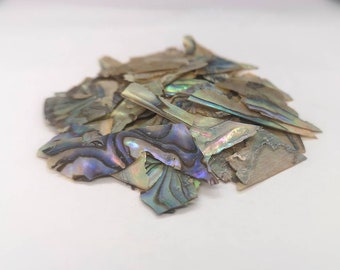 Natural Abalone Chips Inlay Flakes Rings Jewellery