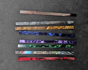 Celluloid Beautiful Ring Inlay Material Multiple Colours