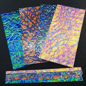 Dichrolam, Exotic Material, Ring Inlay, Strips