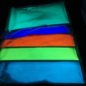 Glow Powder Glow in the Dark Ring Making Crafts Handcraft