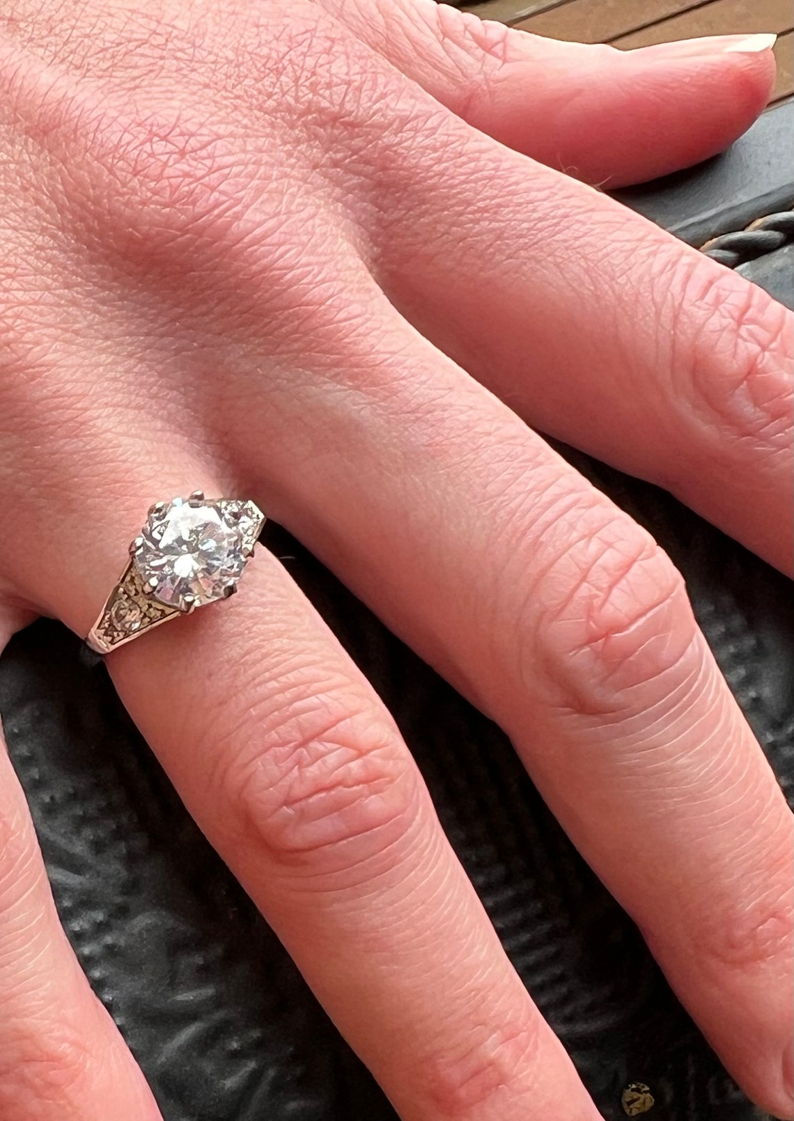 Queen Elizabeth II Engagement Ring Replica Historic Royal Ring Etsy