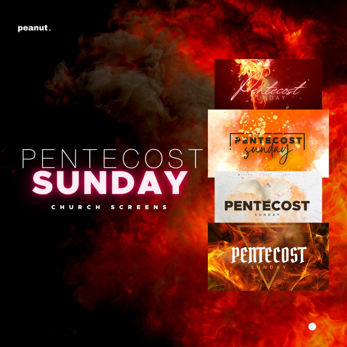 Pentecost Sunday Ultimate Screen Pack For Churches Etsy