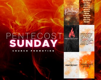 Pack ultime de médias sociaux du dimanche de Pentecôte pour les églises