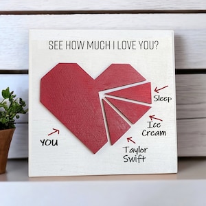 Cadeau drôle carte en bois, cadeau d'anniversaire pour petit ami, cadeau d'anniversaire pour elle, cadeau personnalisé pour femme, idée cadeau drôle de petit ami