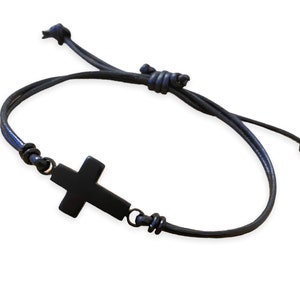Kruisarmband Gepersonaliseerde vormselcadeaus voor jongens Doopcadeau Christelijke sieraden voor mannen Kruisarmband - Paascadeaus voor tieners