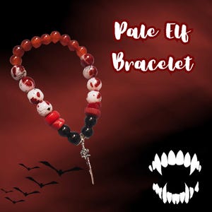 Pale Elf inspired beaded bracelet