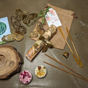 Litha / Summer Solstice gift bag/altar bag