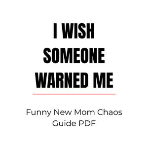 Lustige neue Mom Survival Guide zum ausdrucken, erste Mutter Geschenk, Postpartum Survival Kit, Baby-Dusche-Geschenk für neue Mütter