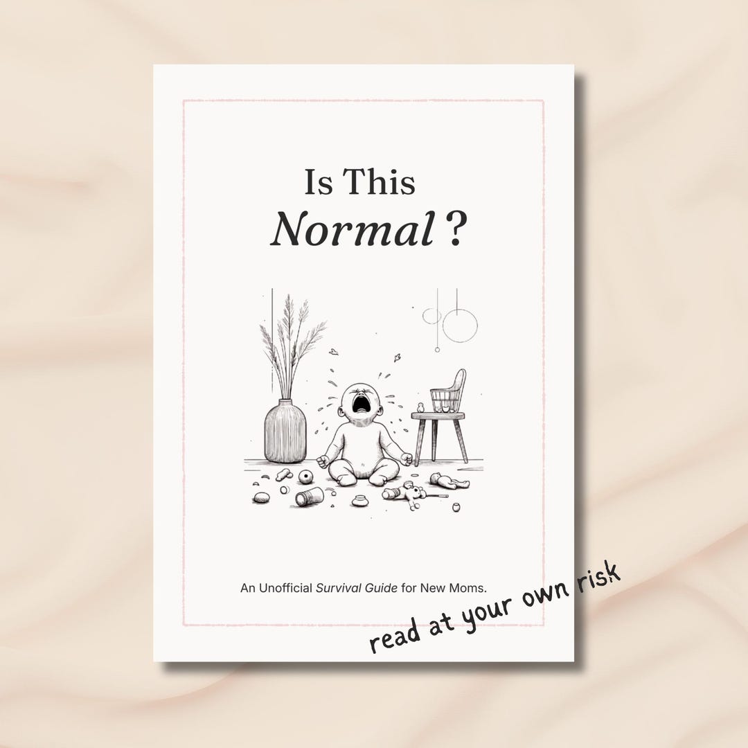 Funny New Mom Survival Guide Printable, First Time Mom Gift, Postpartum ...