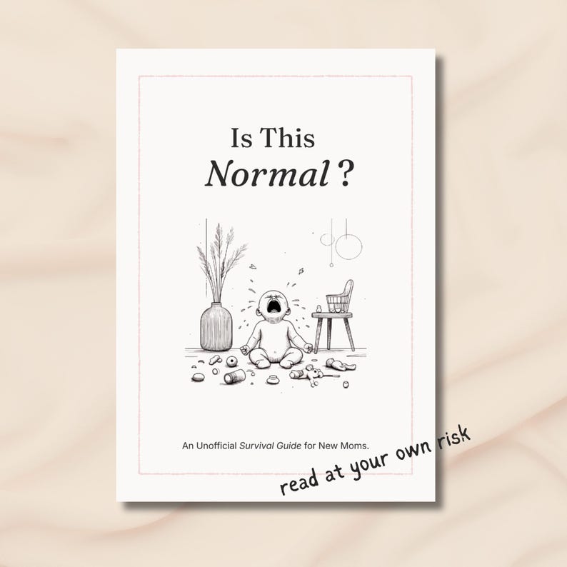 Funny New Mom Survival Guide Printable, First Time Mom Gift, Postpartum ...