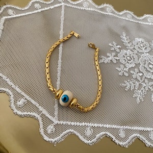 Evil Eye Armband, 18 Karat vergoldet, zum Schutz im Großhandel für deinen  Shop – Faire Deutschland