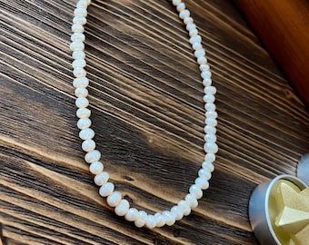 Baroque Pearl Choker Necklace | Baroque Freshwater Pearl Necklace | Pearl Choker