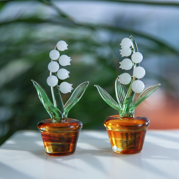 Blown Glass Flowers Etsy