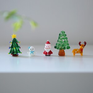 handmade glass mini ornaments