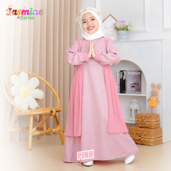 Kids Abaya Jasmine series / Muslim Girl Dress /Islamic Baby or Kids dress