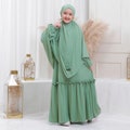 Kids Set Abaya Yumna series / Muslim Girl Dress /Islamic Baby or Kids dress product logo