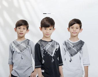 Islamic Boys' Turban T-shirt 3D printed effect