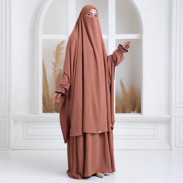 Adult Set Abaya Zulaikha series /Abaya Khimar set/dress for muslim/dress abaya/islamic clothes for women