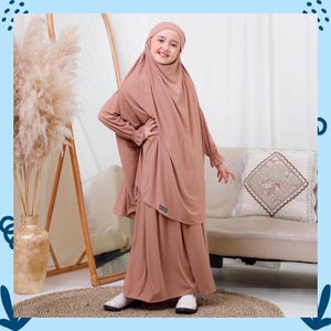 Kids Set Abaya Fatimah series / Muslim Girl Dress /Islamic Baby or Kids dress